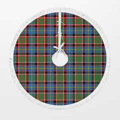 Glass Tartan Christmas Tree Skirt