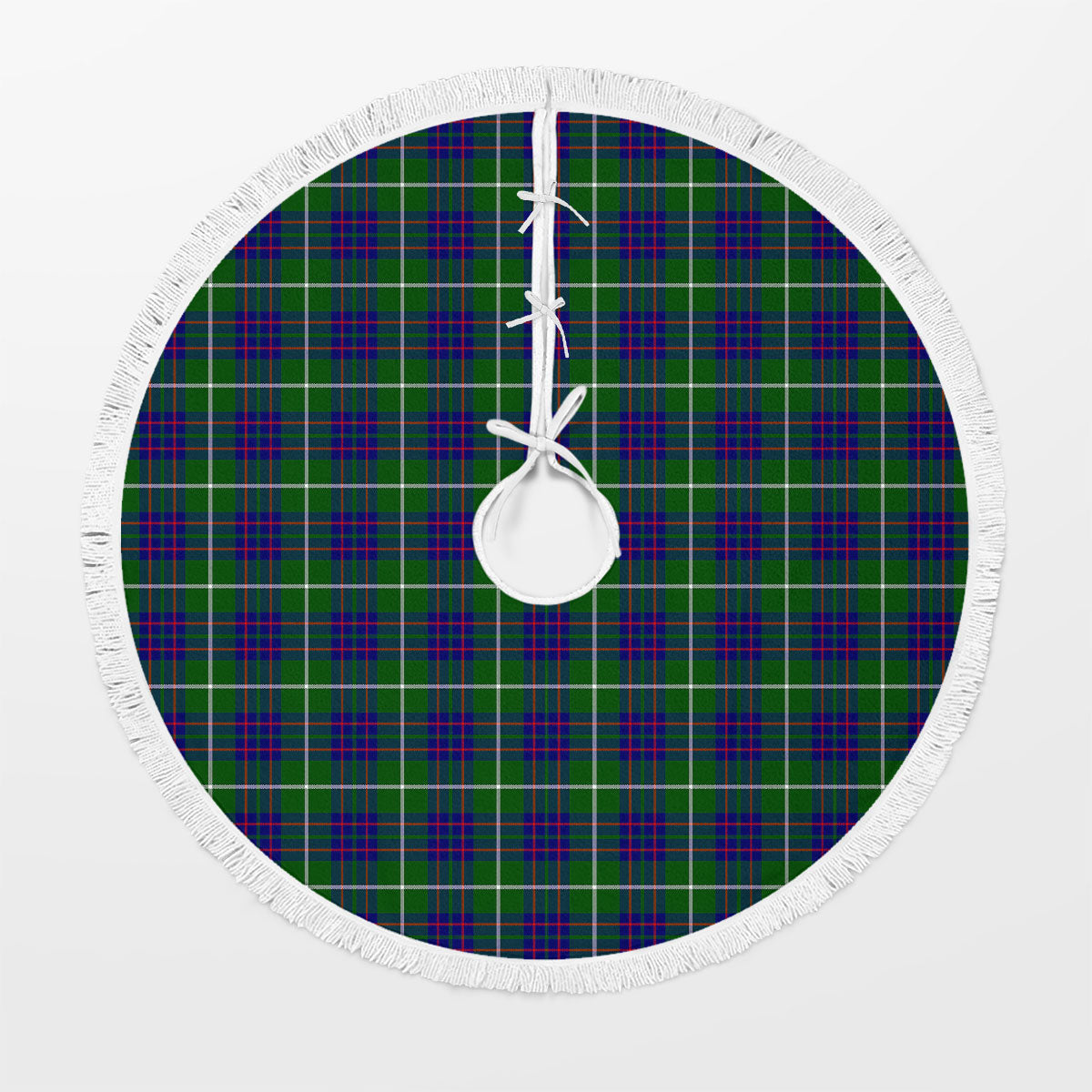 MacIntyre Hunting Modern Tartan Christmas Tree Skirt