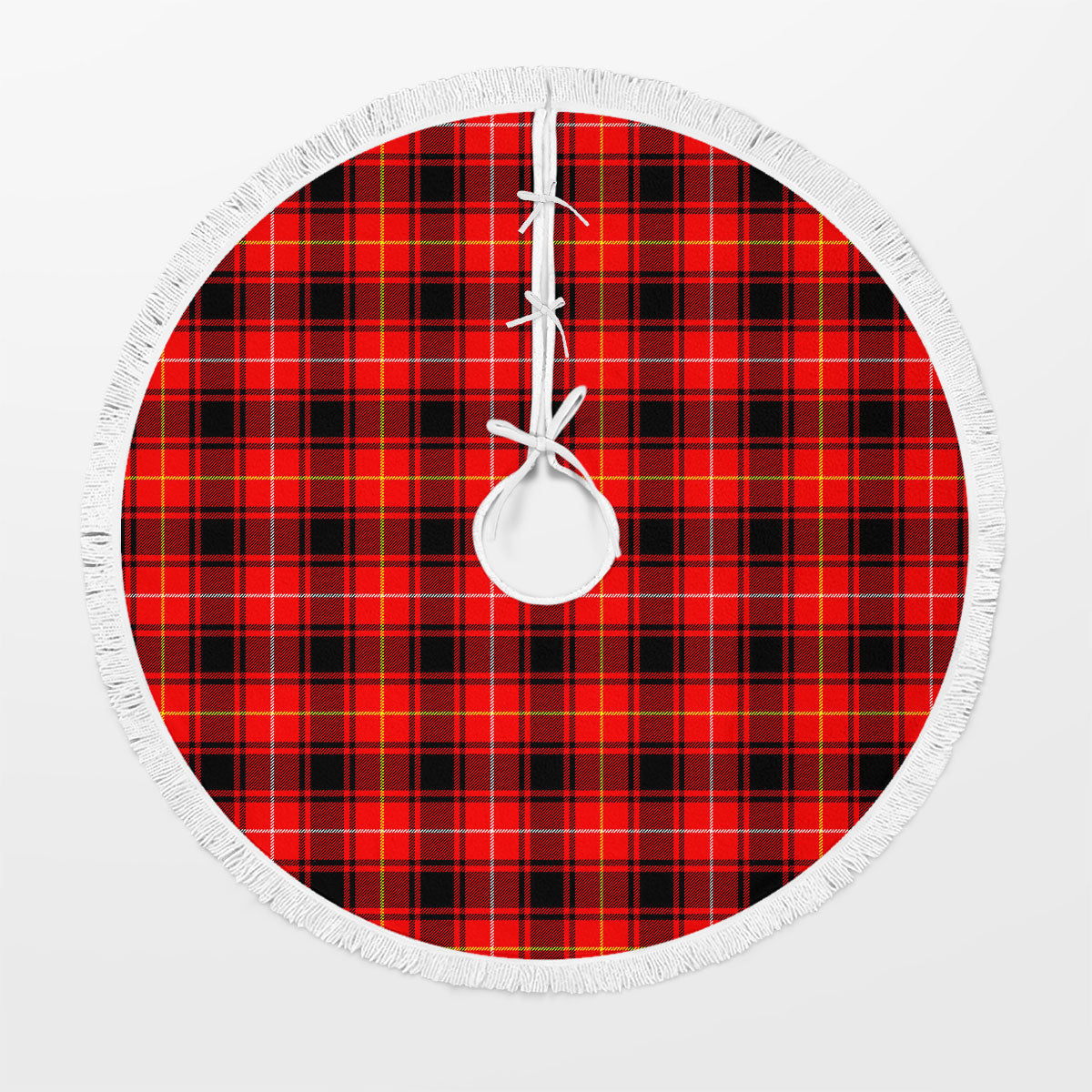 MacIver Modern Tartan Christmas Tree Skirt