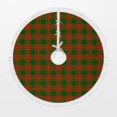 Menzies Green Modern Tartan Christmas Tree Skirt