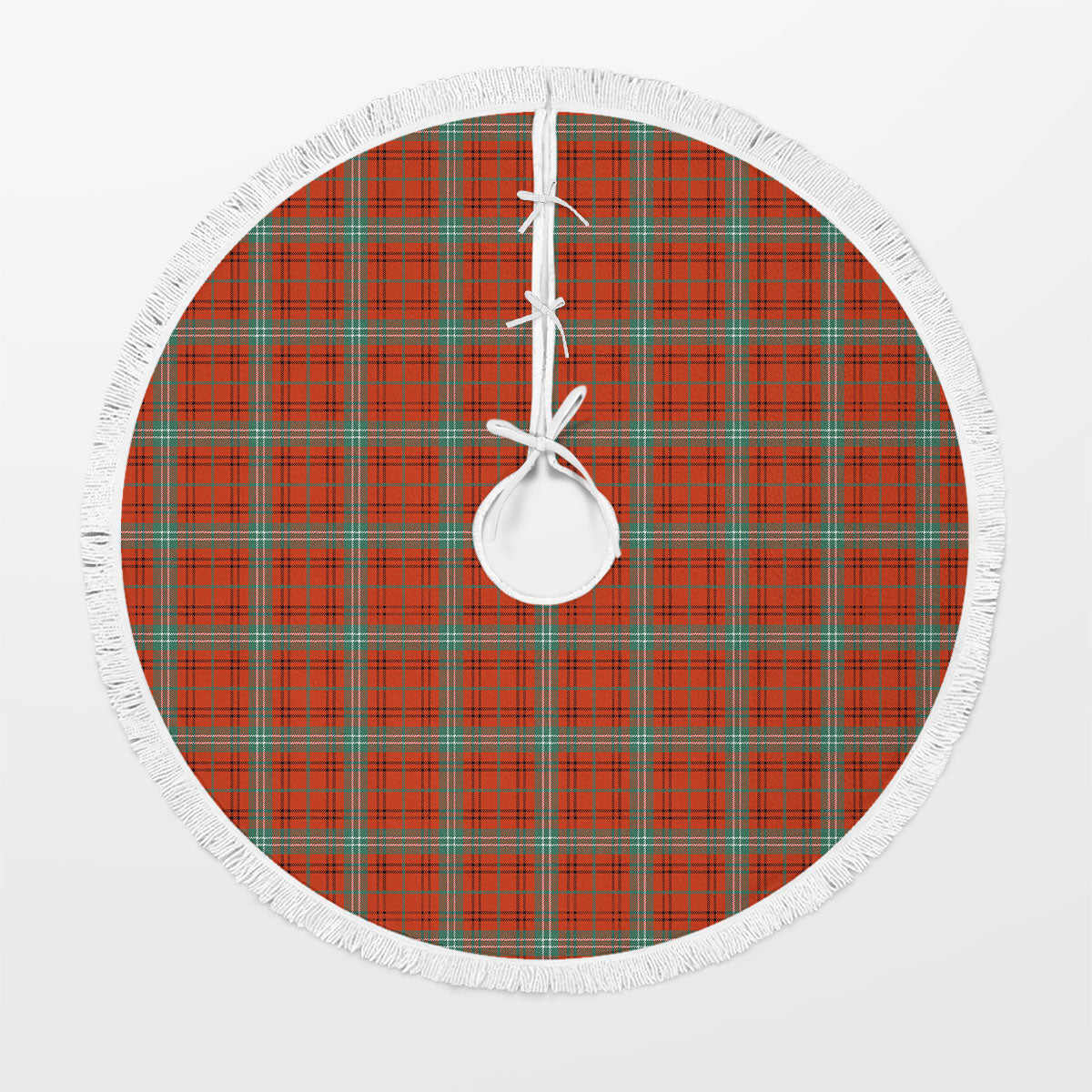 Morrison Red Ancient Tartan Christmas Tree Skirt