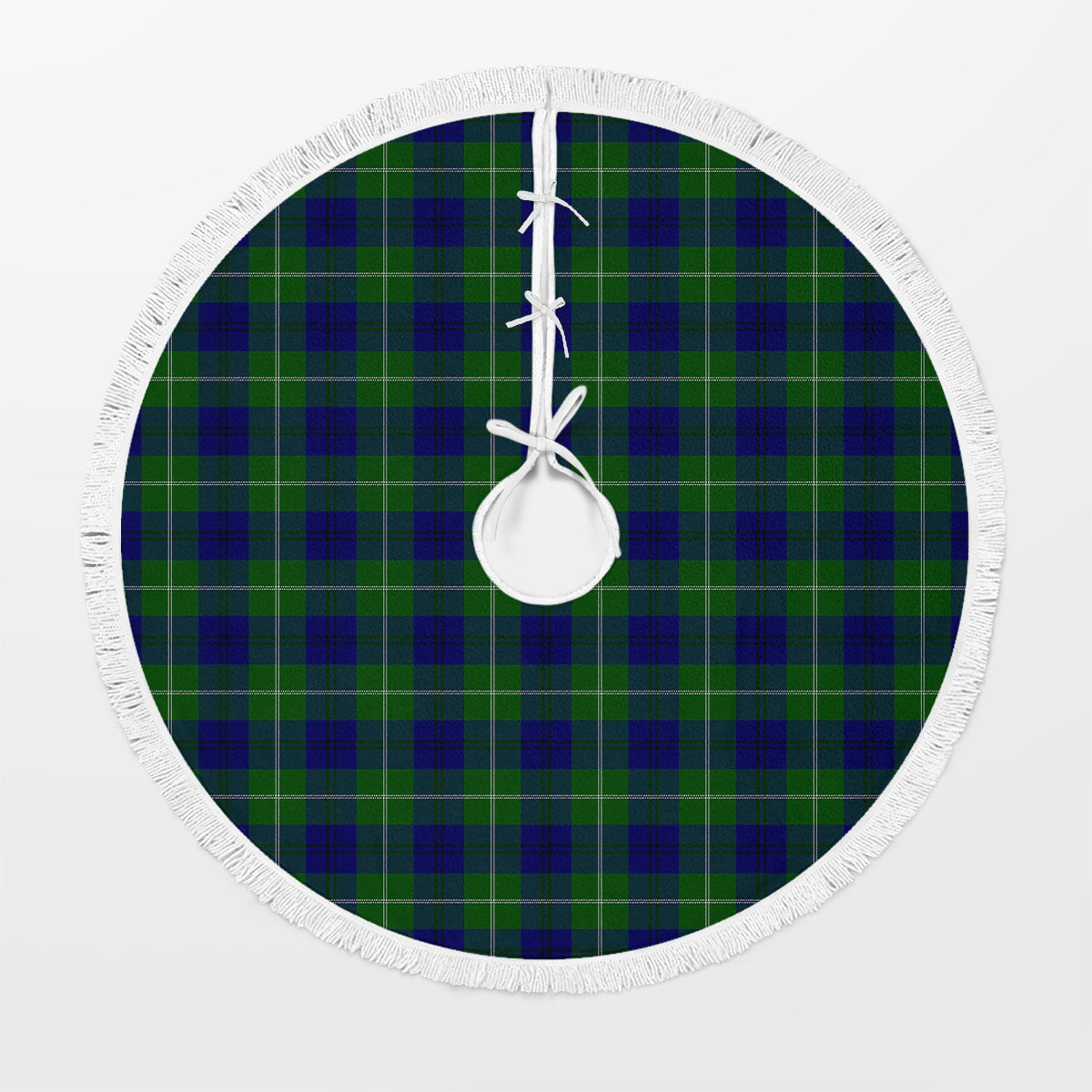 Oliphant Modern Tartan Christmas Tree Skirt