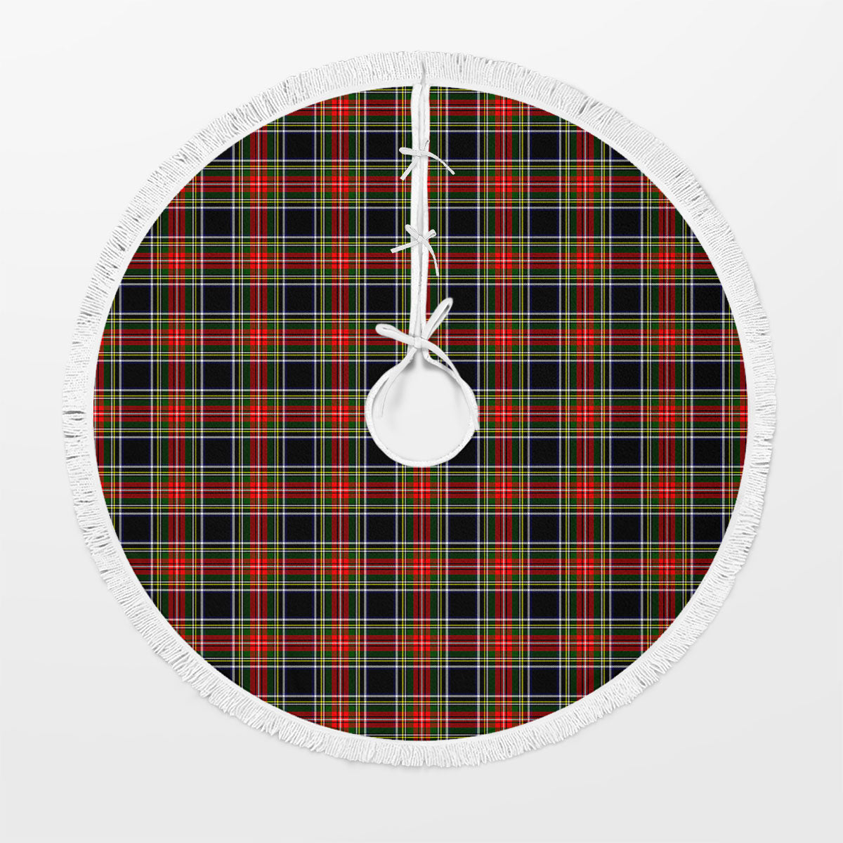 Stewart Black Tartan Christmas Tree Skirt