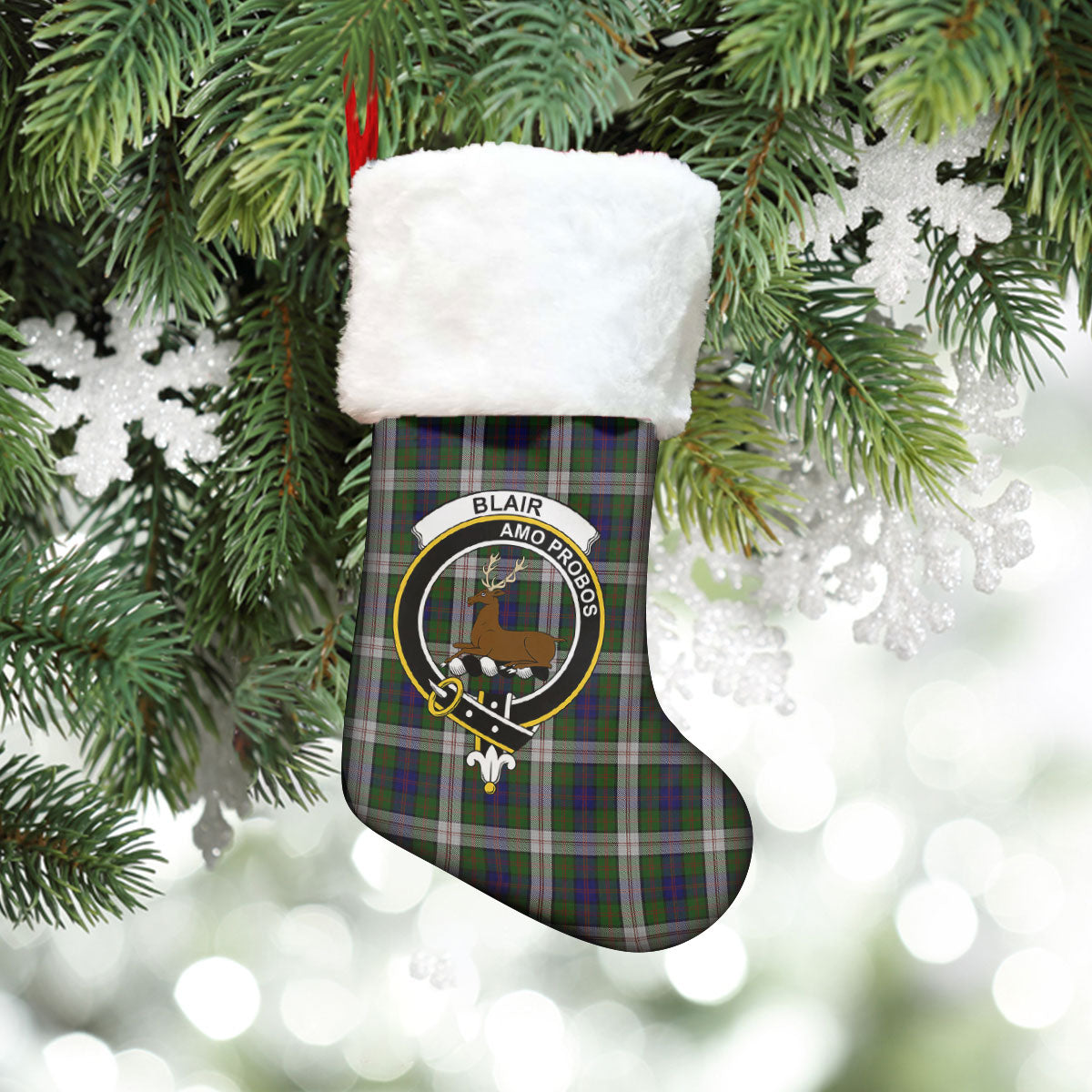 Blair Dress Tartan Crest Christmas Stocking