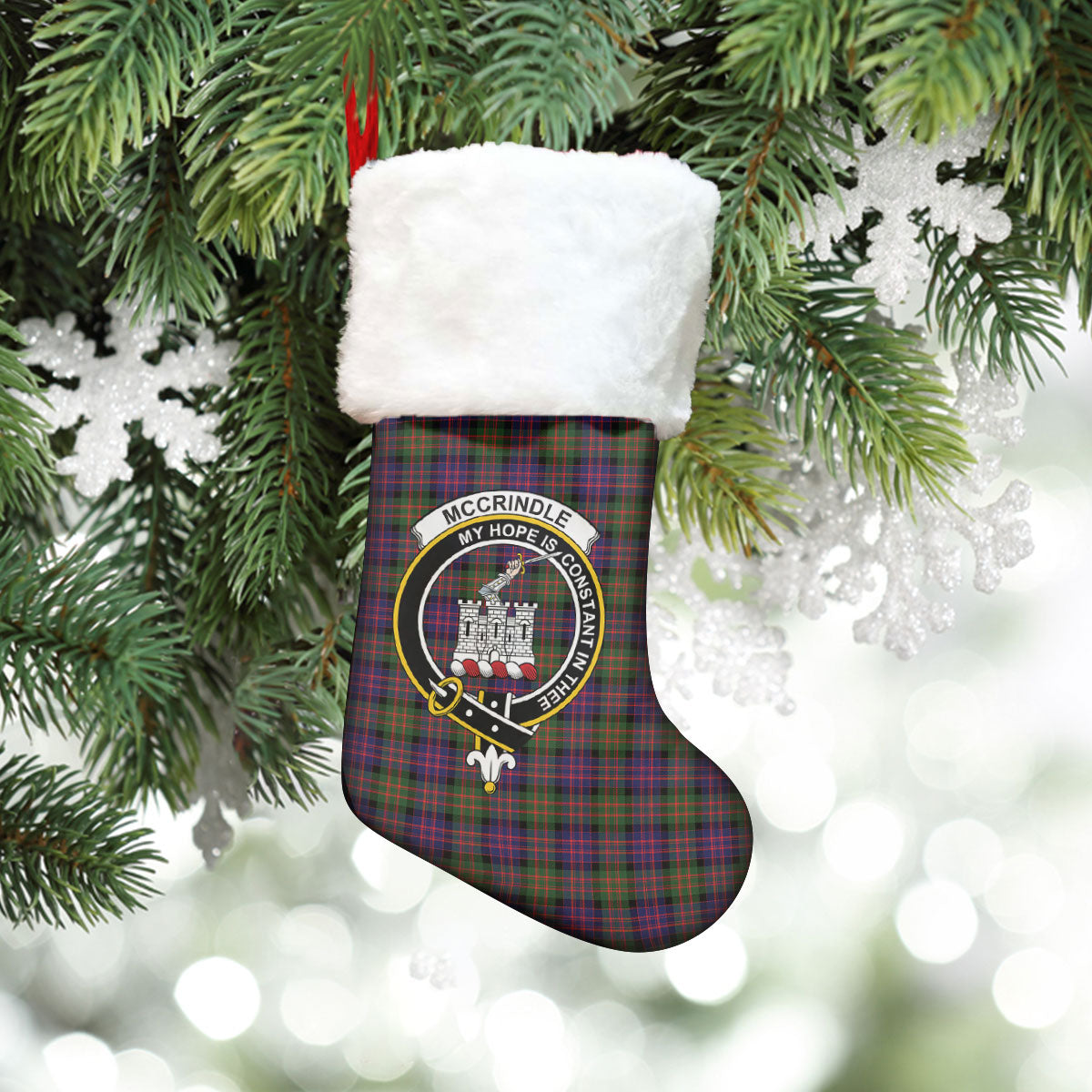 McCrindle Tartan Crest Christmas Stocking