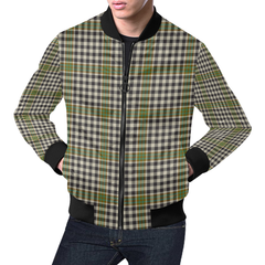 Burns Check Tartan Bomber Jacket