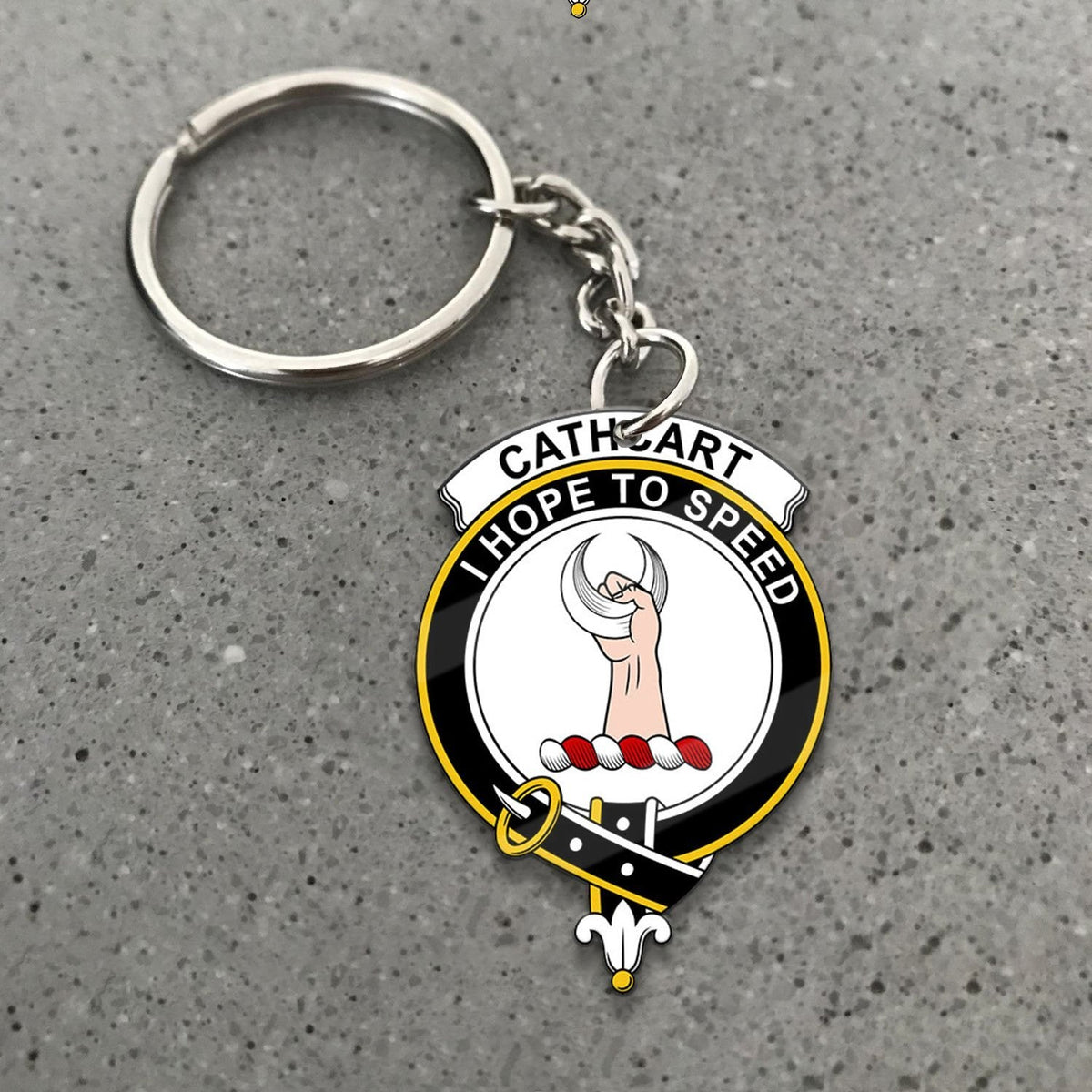 Cathcart Crest Keychain