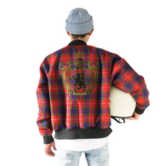 Abernethy Family Tartan Crest Bomber Jacket