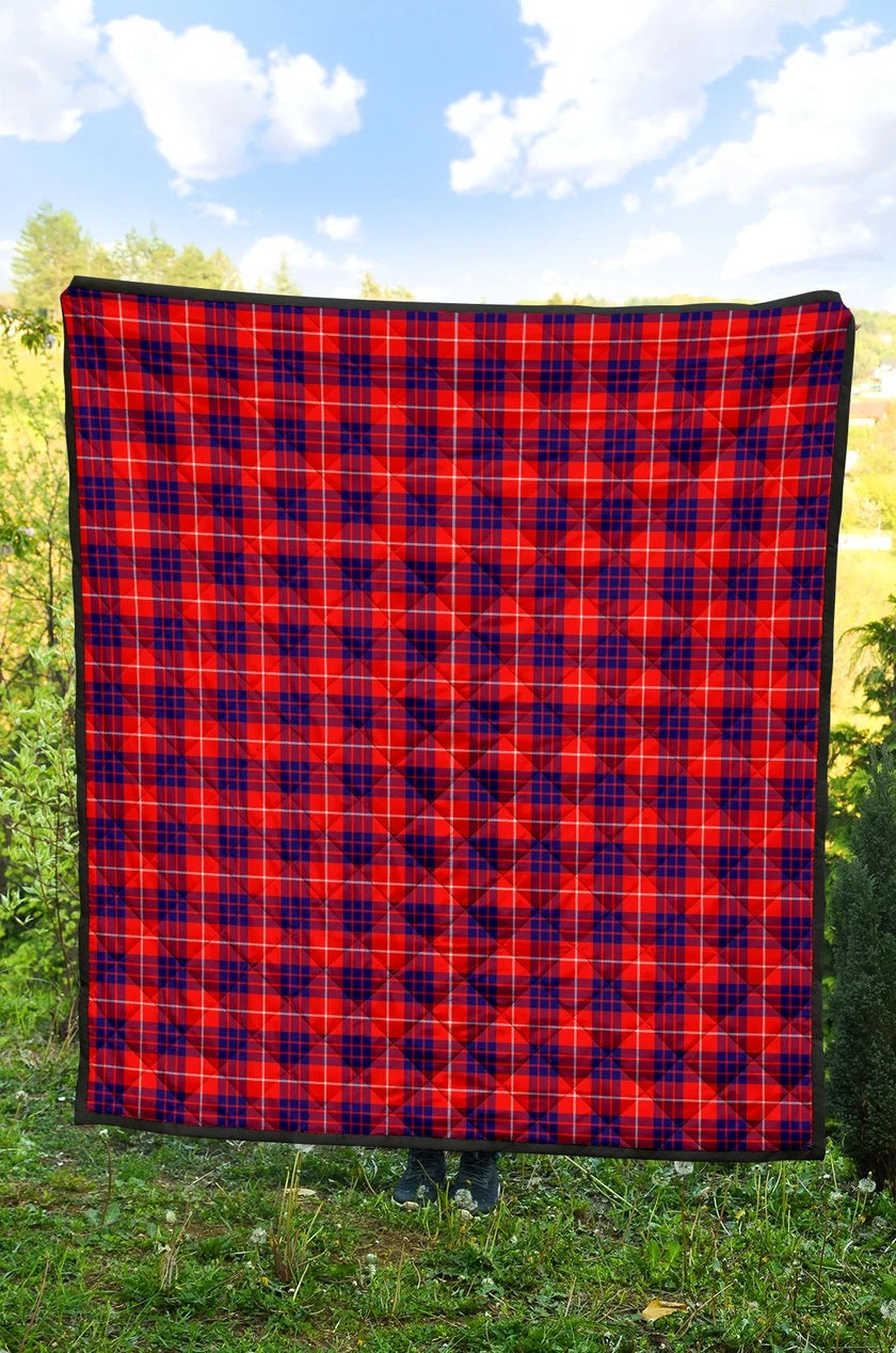 Hamilton Ancient Family Modern Tartan Quilt