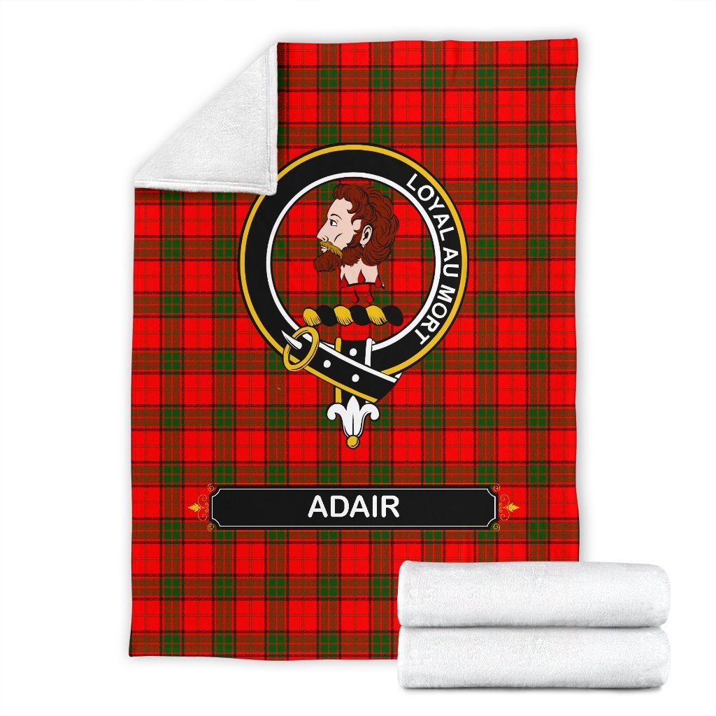 Adair Family Tartan Crest Blankets