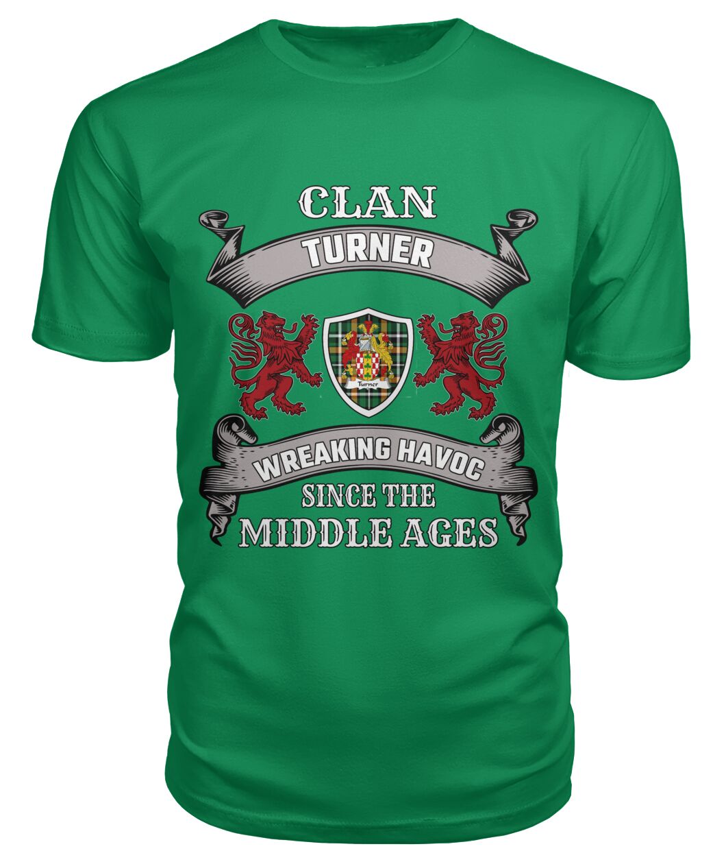 Turner Family Tartan 2D T-Shirt