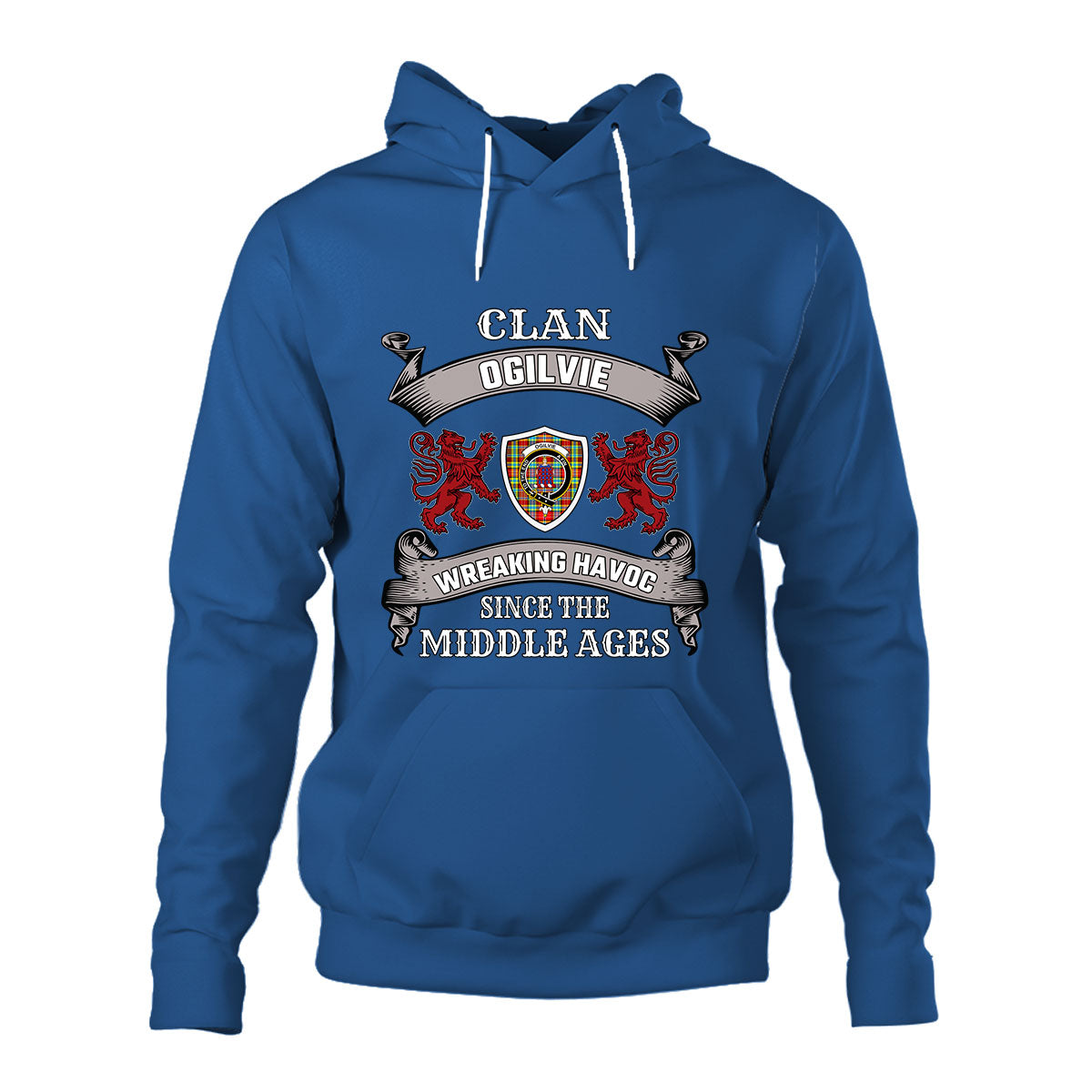 Ogilvie Family Tartan - 2D Unisex Hoodie