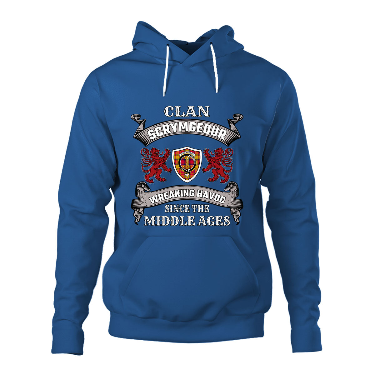 Scrymgeour Family Tartan - 2D Unisex Hoodie