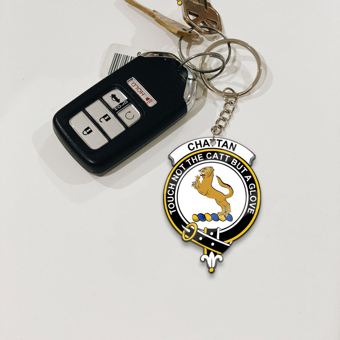 Chattan Crest Keychain