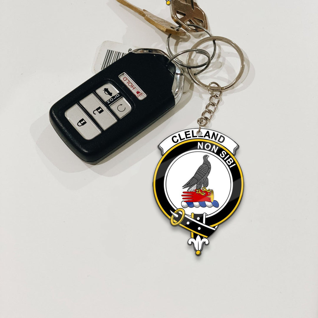 Clelland Crest Keychain