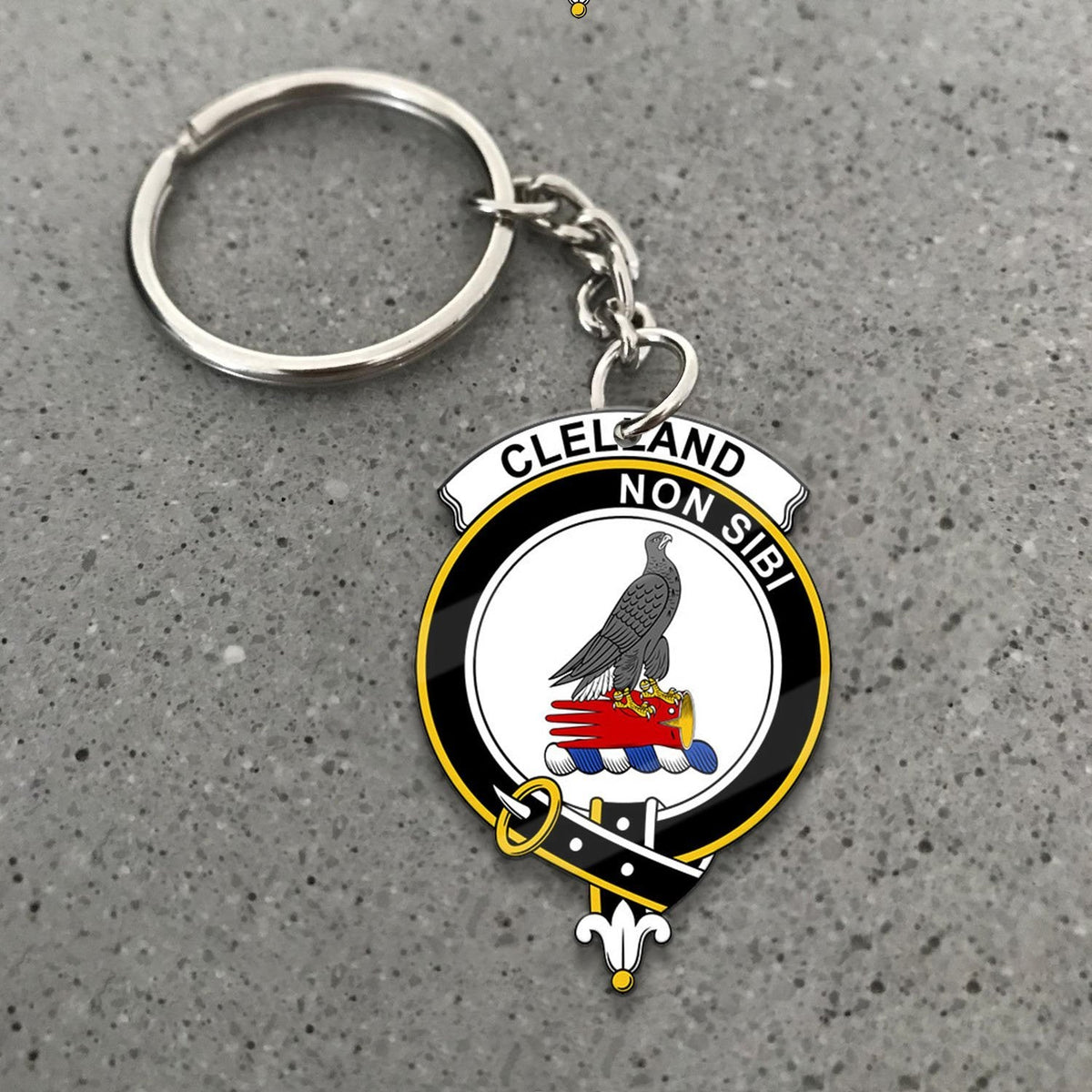 Clelland Crest Keychain