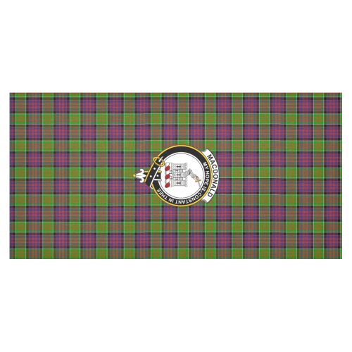 MacDonald Of Ranald Tartan Crest Tablecloth