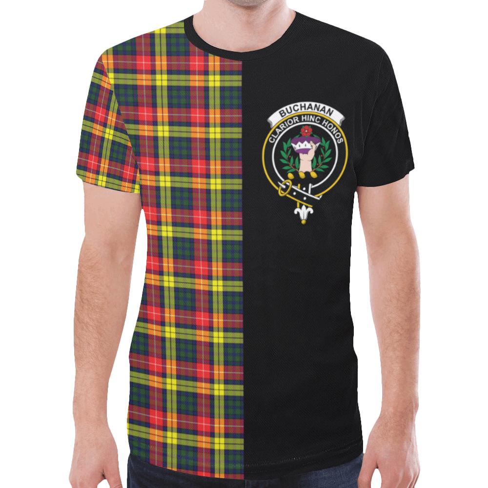 Buchanan Family Modern Tartan T-shirt - Half In Me Style