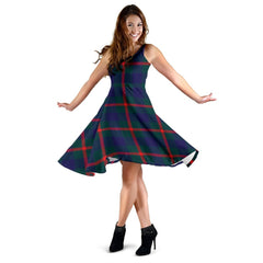 Agnew Family Modern Tartan Midi Dress