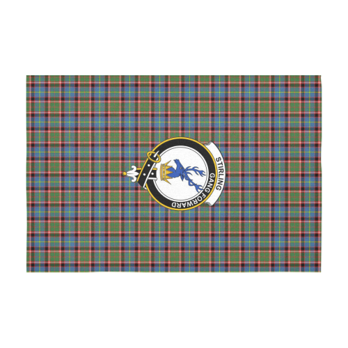 Stirling (of Cadder-Present Chief) Tartan Crest Tablecloth