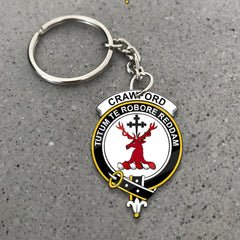 Crawford Crest Keychain