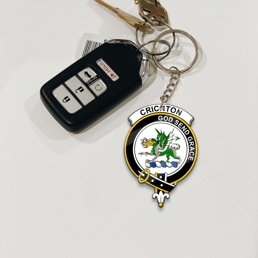 Crichton District Crest Keychain