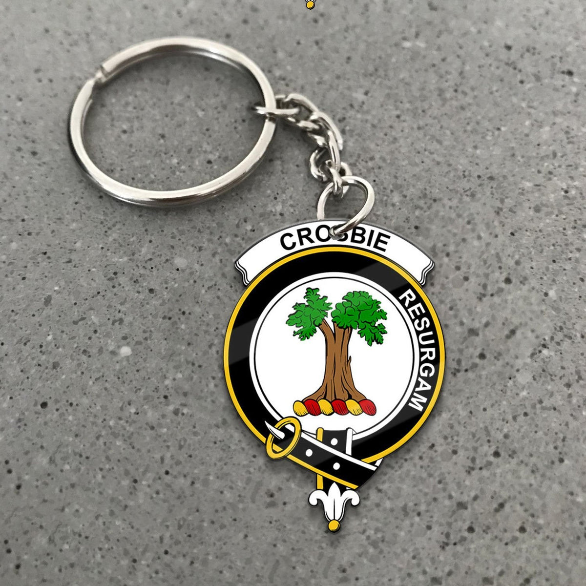 Crosbie Crest Keychain