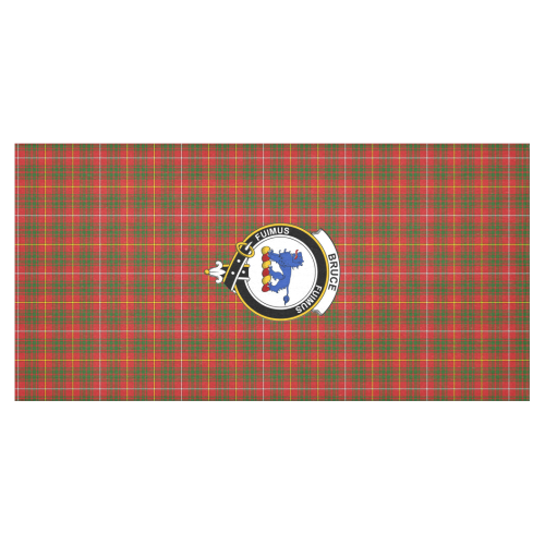 Bruce Tartan Crest Tablecloth