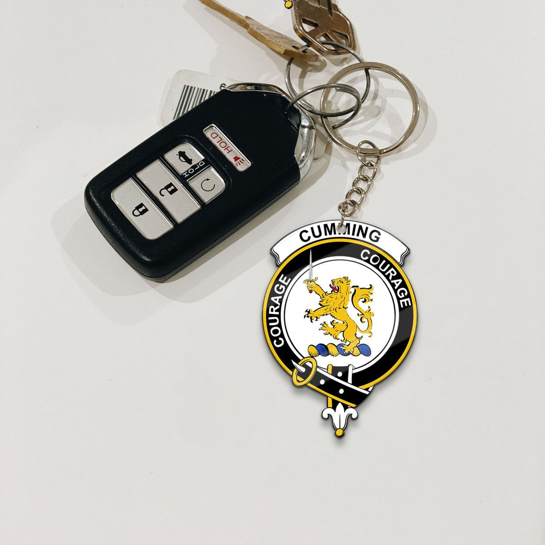 Cumming Crest Keychain