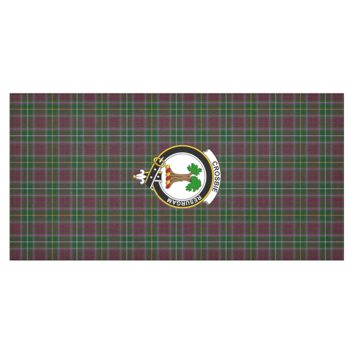 Crosbie Tartan Crest Tablecloth