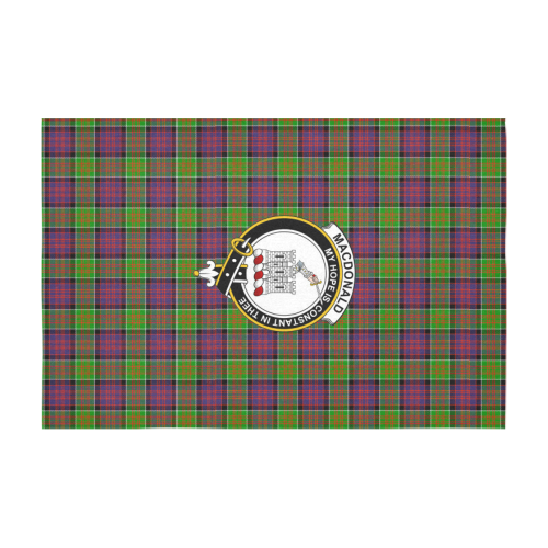 MacDonald Of Ranald Tartan Crest Tablecloth