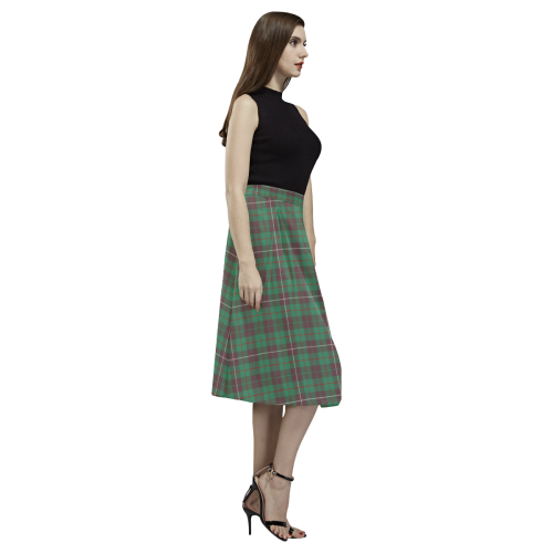 MacKinnon Hunting Ancient Tartan Aoede Crepe Skirt