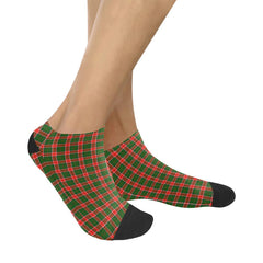 Pollock Modern Tartan Ankle Socks