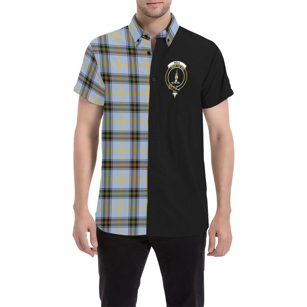 Bell of the Borders Tartan Men Shirt Haft Style