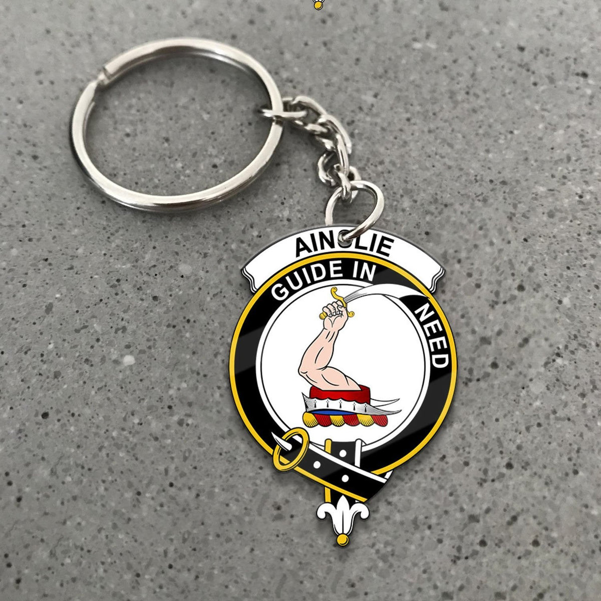 Ainslie Crest Keychain