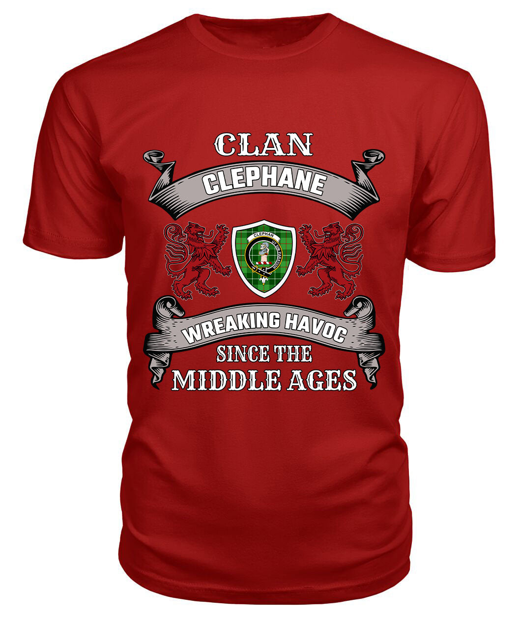 Clephane Family Tartan - 2D T-shirt