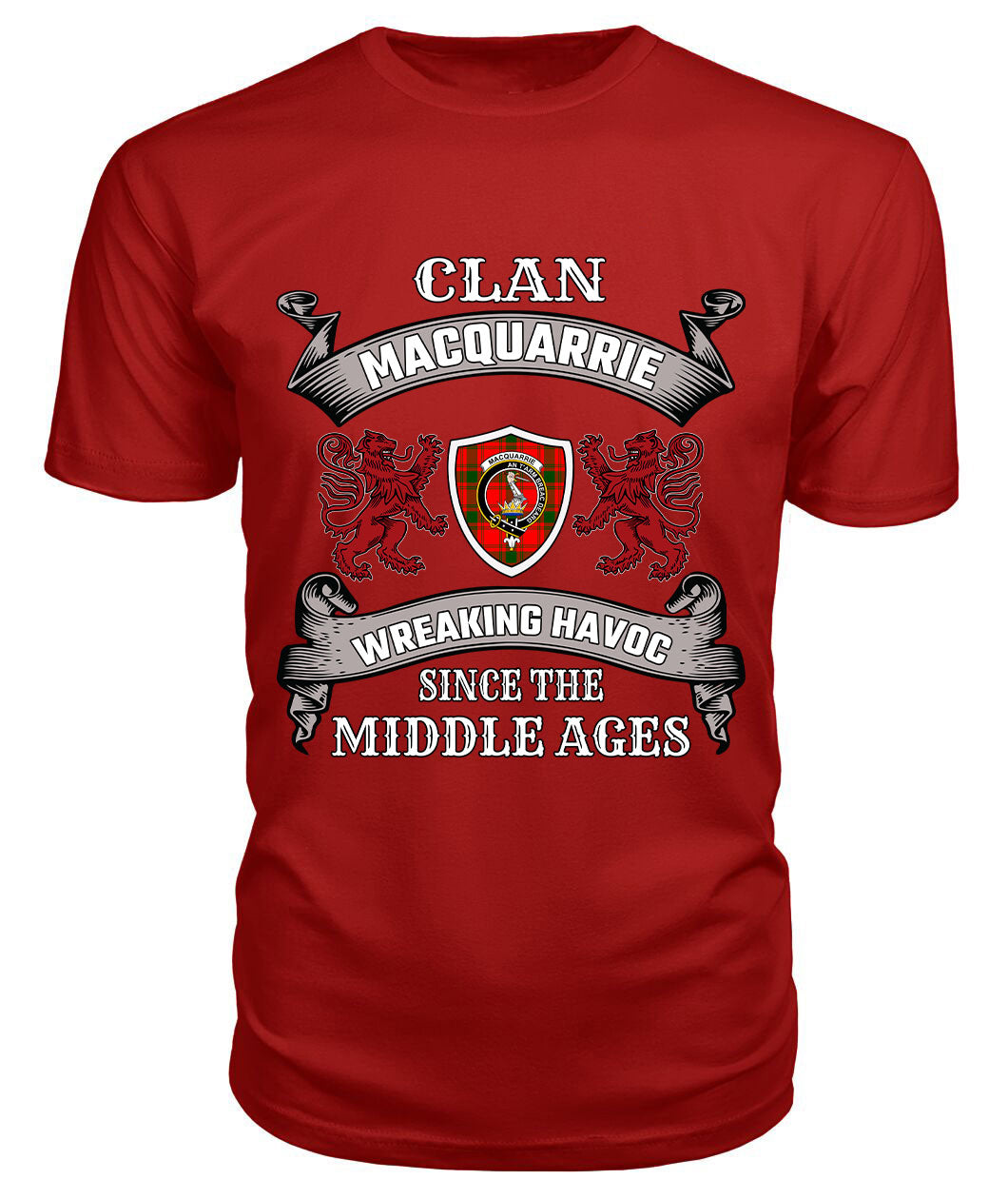 MacQuarrie Family Tartan - 2D T-shirt