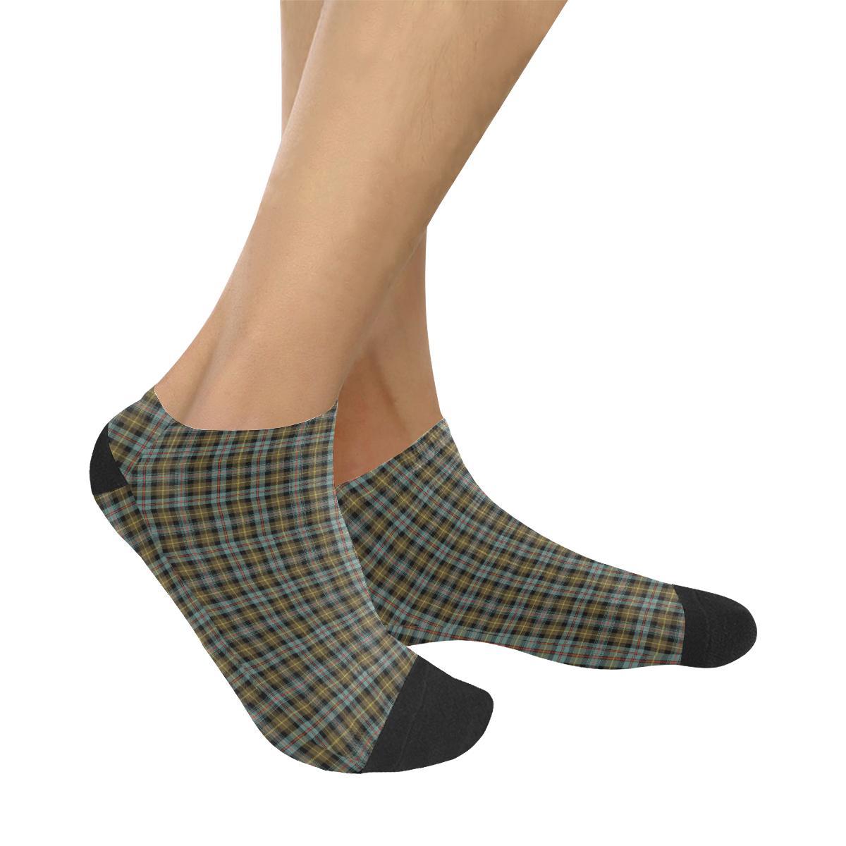 Farquharson Weathered Tartan Ankle Socks