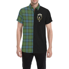 MacMillan Hunting Ancient Family Tartan Men Shirt
