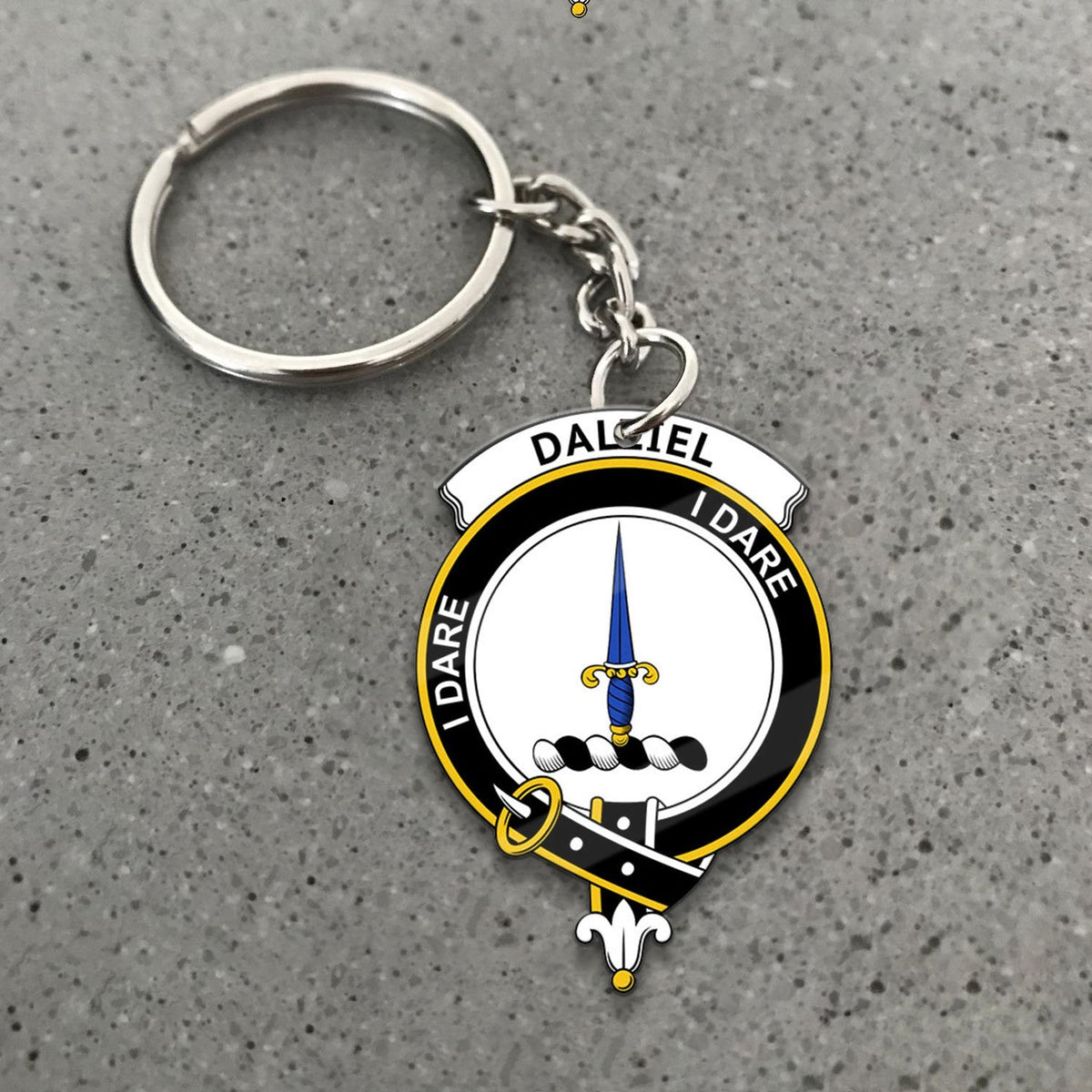 Dalziel Crest Keychain