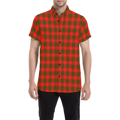 Cameron Modern Tartan Men Shirt