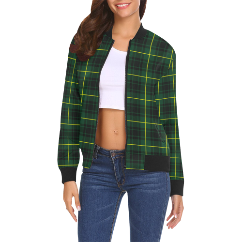 MacArthur Modern Tartan Bomber Jacket