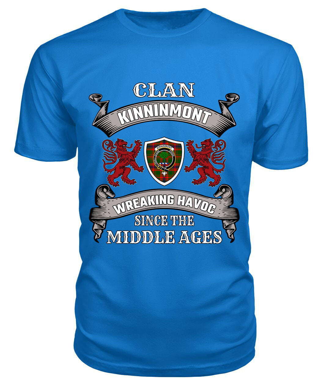 Kinninmont Family Tartan - 2D T-shirt