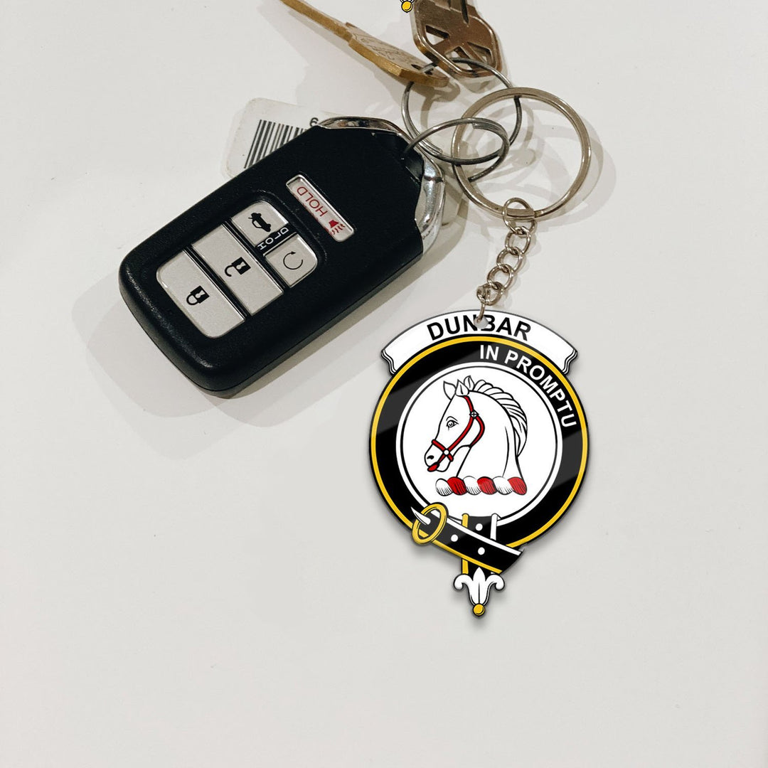 Dunbar Crest Keychain