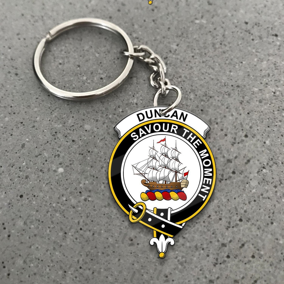 Duncan Crest Keychain