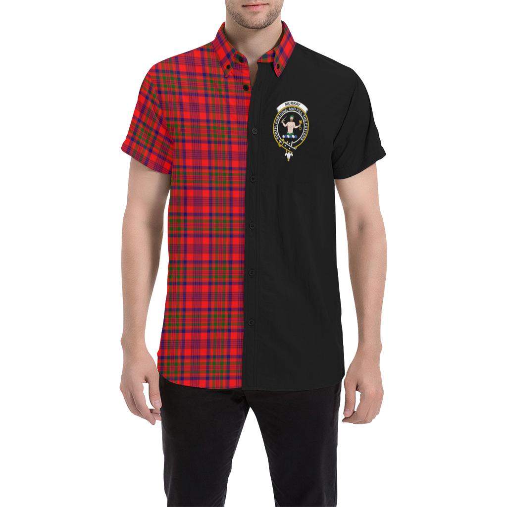 Murray of Tulloch Modern Tartan Men Shirt Haft Style
