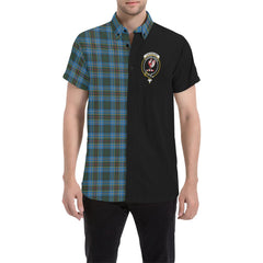 Cockburn Modern Tartan Crest Men Shirt