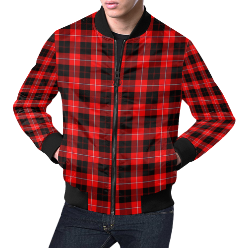 Cunningham Modern Tartan Bomber Jacket