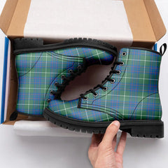 MacIntyre Hunting Ancient Tartan Leather Boots