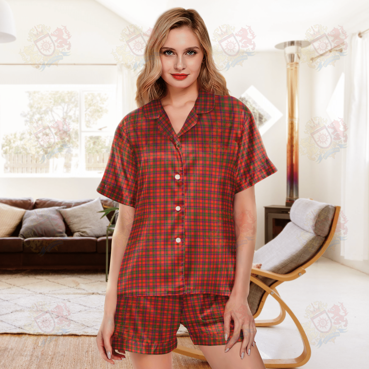 Bain Tartan Short Sleeve Pyjama